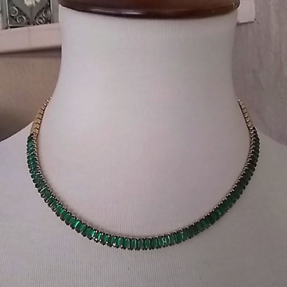 Green Crystal Necklace